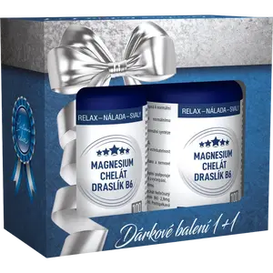 CLINICAL NUTRICOSMETICS Magnesium chelát, draslík, B6, dárkové balení 2 x 100 tablet