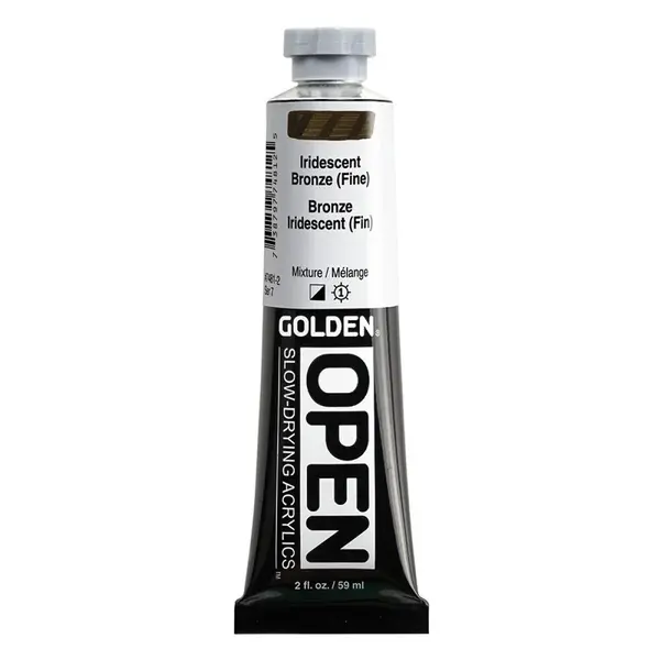 Akrylová barva Golden Open Slow Drying 59 ml - Iridescent Bronze (Fine) 7481
