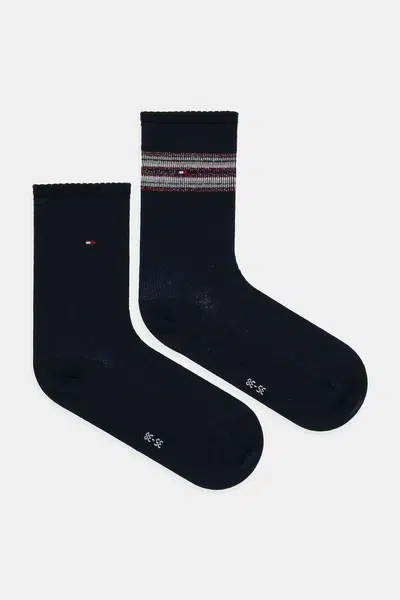 Ponožky Tommy Hilfiger 2-pack tmavomodrá barva, 701236458