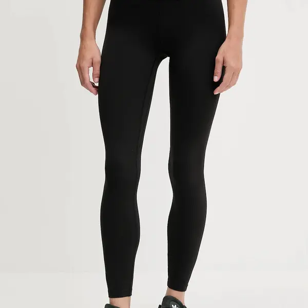 Legíny na jógu adidas Performance All Me dámské, černá barva, JW7584
