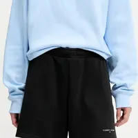 Kraťasy Tommy Jeans dámské, černá barva, high waist, DW0DW21152