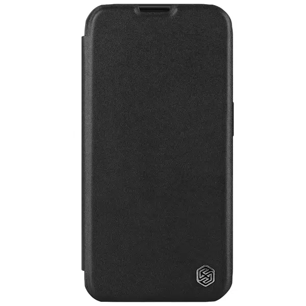Flipové pouzdro Nillkin Qin Book PRO Plain Leather pro Apple iPhone 15 Pro Max, black