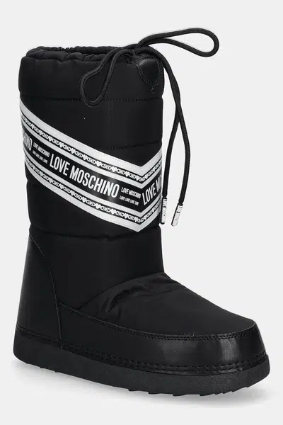 Sněhule Love Moschino černá barva, JA24162G1NISB000