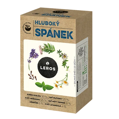 LEROS Hluboký spánek čaj 20 sáčků