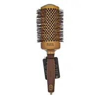 Olivia Garden Expert Blowout Shine Round Brush Wavy Bristles Gold & Brown 55 mm kartáč na vlasy