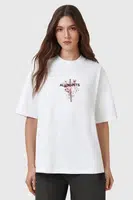Tričko AllSaints ETERNAL dámské, bílá barva, W284JC