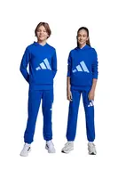 Dětské tepláky adidas tmavomodrá barva, s potiskem, JV9916