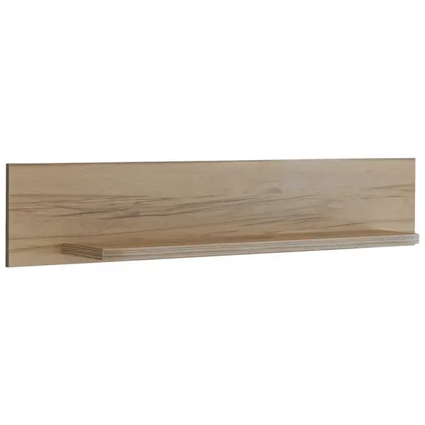 Voleo NÁSTĚNNÁ POLICE, barva starého dubu, 130/25/21,6 cm