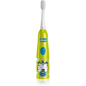 Chicco Electric Toothbrush 3y+ bateriový dětský zubní kartáček Tiger 1 ks