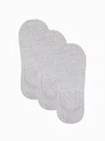 Ombre Men's foot socks 3-pack - white