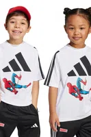 Dětské tričko adidas Marvel bílá barva, JM0806