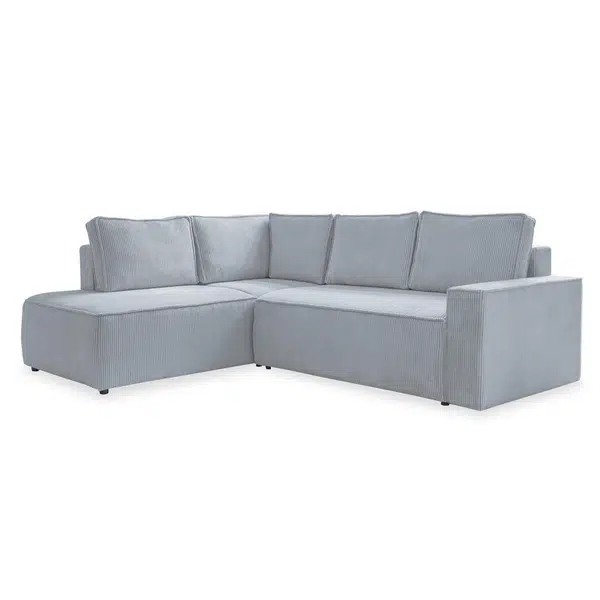 MID.YOU ROHOVÁ SEDAČKA, textil, světle šedá