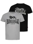 Lonsdale Men&#039;s t-shirt regular fit double pack