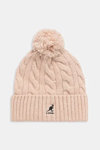 Kangol Čepice z vlněné směsi Kangol POMPOM