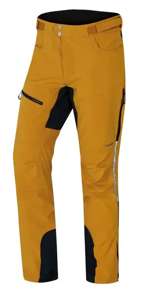 Husky Keson M L, hořčicová Pánské softshell kalhoty