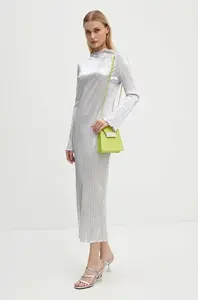 Never Fully Dressed Šaty Never Fully Dressed Silver Plisse Sophia