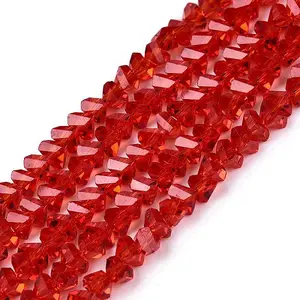 Transparent Glass Beads Strands