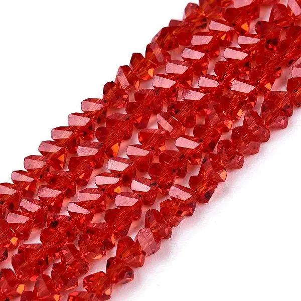 Transparent Glass Beads Strands