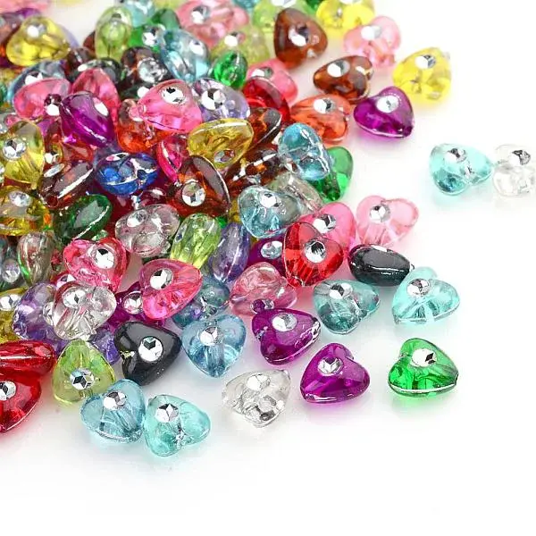 Plating Transparent Acrylic Beads