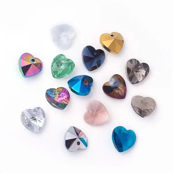 Romantic Valentines Ideas Glass Charms