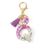 Alloy Resin Heart Keychains