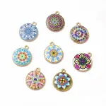 Alloy Printed Pendants