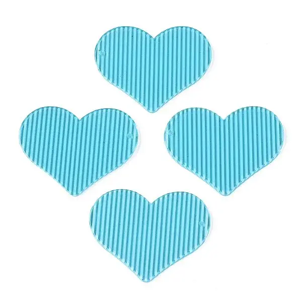Stripe Cellulose Acetate(Resin) Pendants