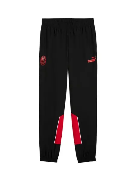 PUMA Športové nohavice  červená / čierna