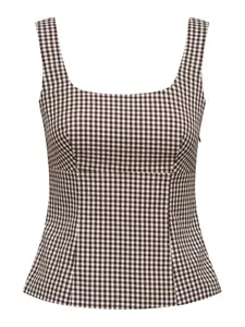 ONLY Top 'ONLNOEMI'  nebielená / mokka