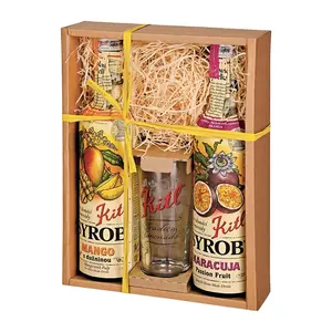 KITL Dárková kazeta se skleničkou mango + maracuja 2 x 500 ml