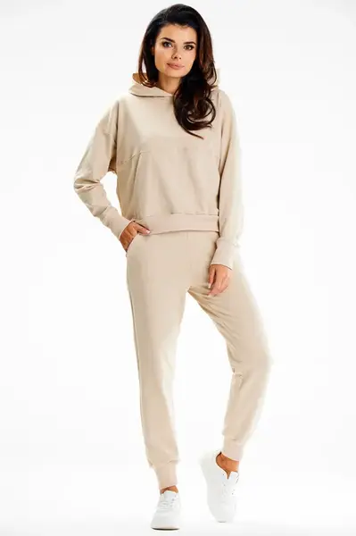 Infinite You Woman's Pants M319 Beige