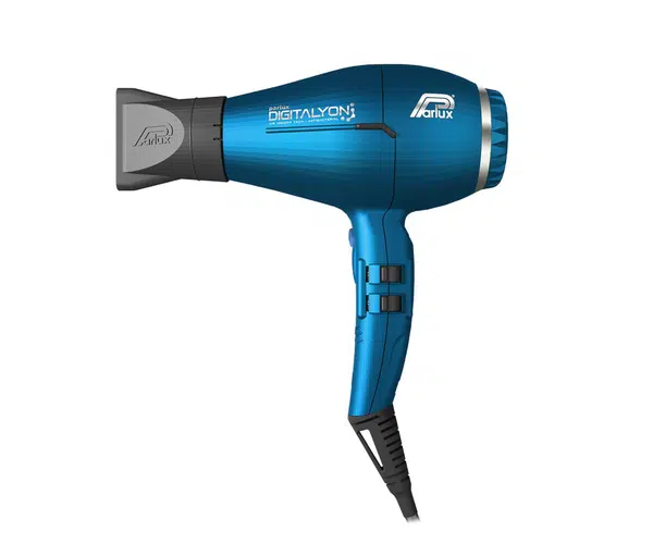 Profesionální fén na vlasy Parlux Digitalyon - 2400 W, modrý (P-ALY-D/3) + dárek zdarma