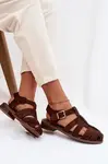 Dámské římské sandály s přezkou