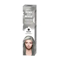 Barevné pěnové tužidlo Venita Trendy Color Mousse Silver Dust - 75 ml, šedo stříbrná (11SD)