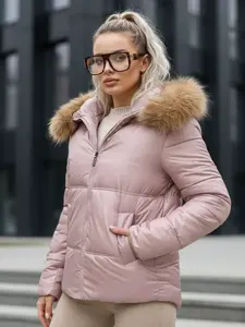 Dámská zimní bunda SPARKLE růžová