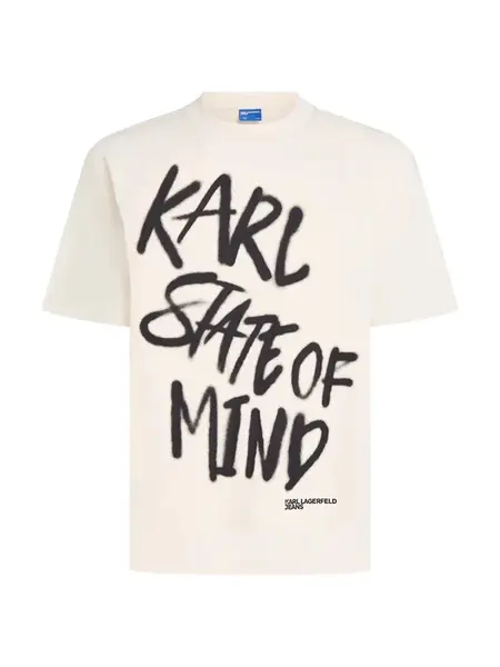 KARL LAGERFELD JEANS Tričko  krémová