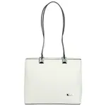 Dámská kabelka na rameno bílá - Delami Velvet Touch