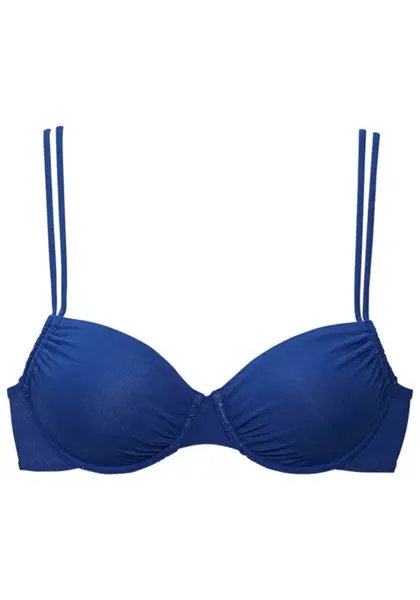 BUFFALO Bikinový top 'Happy'  modrá