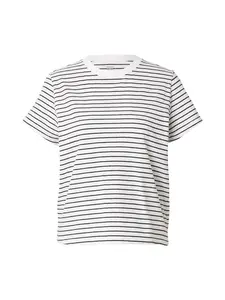 LEVI'S ® Tričko 'Favorite Slub Tee'  čierna / biela