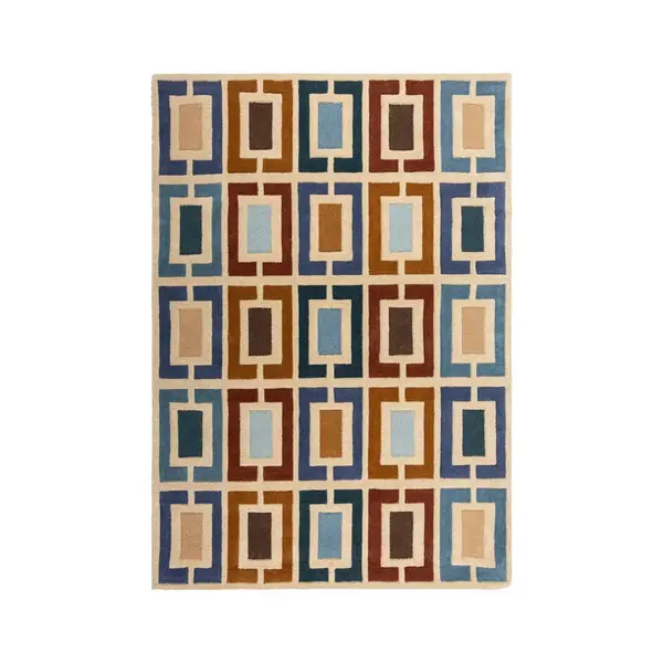 Flair Rugs VLNĚNÝ KOBEREC, 200/290 cm modrá