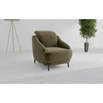 Sit & More KŘESLO, textil, olivově zelená