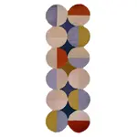 Flair Rugs BĚHOUN, 80/230 cm, modrá, rezavá