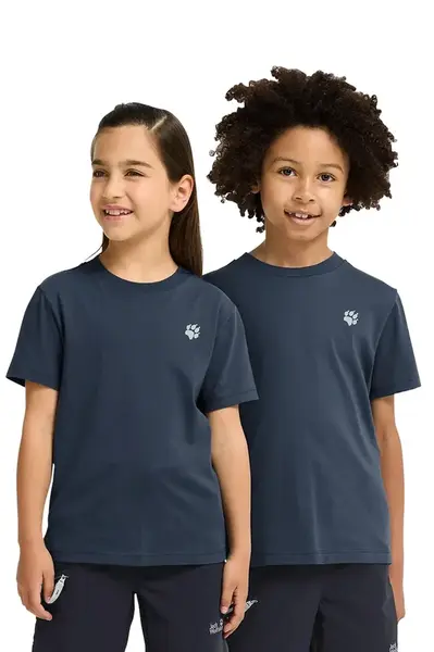 Jack Wolfskin tričko detské bavlnené PAW T K