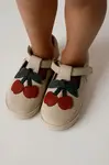 Donsje  Detské kožené poltopánky  Lowy Shoes Cherry