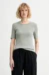 Calvin Klein basic tričko dámske bavlnené s elastanom