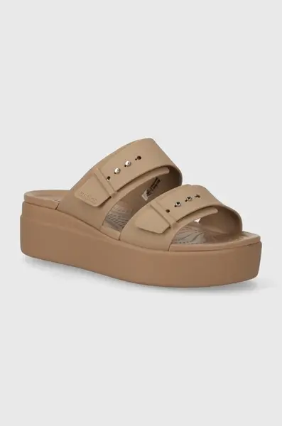 Crocs  Pantofle  Brooklyn Low Wedge Sandal
