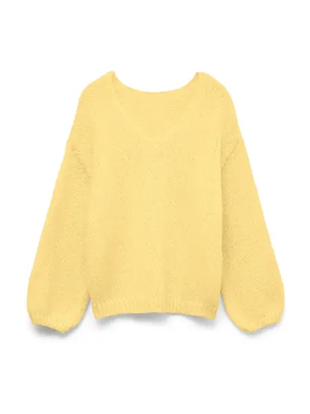 VERO MODA Oversize sveter 'VMMaybe'  svetložltá