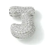 Rack Plating Brass Cubic Zirconia Pendants