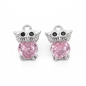 Brass Rhinestone Charms