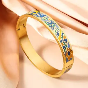 304 Stainless Steel Enamel Bangles